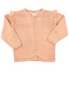 Veste gilet rose pale boutons paillette TAPE A L'ŒIL taille 3 ans