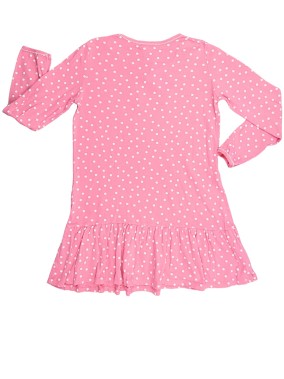Chemise de nuit rose pois blancs PETIT BATEAU taille 10 ans