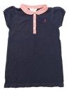 Robe marine rouge col JACADI taille 36 mois
