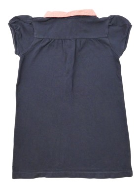 Robe marine rouge col JACADI taille 36 mois