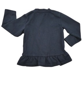 Veste bleue marine ourson brillant LULU CASTAGNETTE taille 3 ans