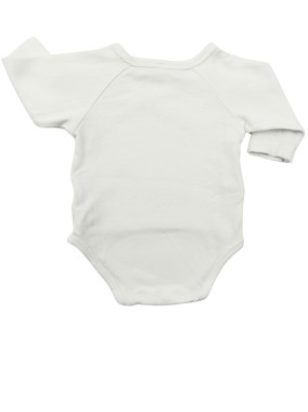 Body ML blanc corde à linge taille 3 mois