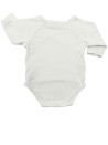 Body ML blanc corde à linge taille 3 mois
