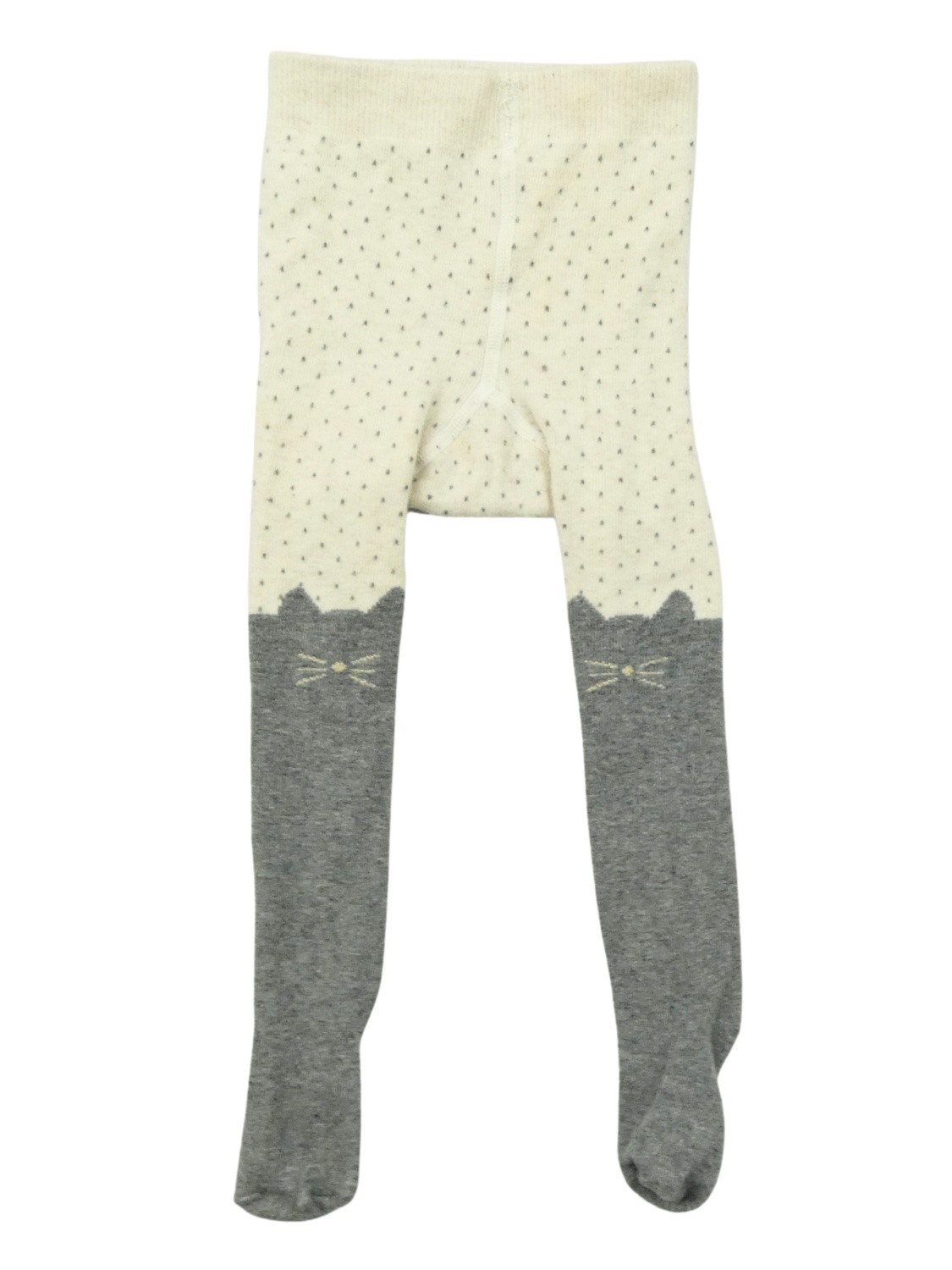 Collants gris beige chat TAPE A L'ŒIL pointure 15-17 Collants gris beige chat TAPE A L'ŒIL pointure 15-17