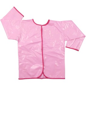 Tablier rose fleurs taille 3-4 ans