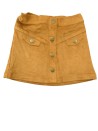 Jupe marron nubuck boutons KIABI taille 3 ans