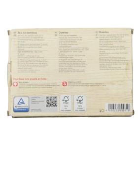 Jeu de dominos en bois animaux PLAYTIVE