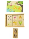 Jeu de dominos en bois animaux PLAYTIVE