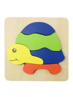 Puzzle bois tortue
