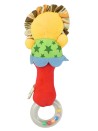 Hochet rouge billes lion BABY GANS