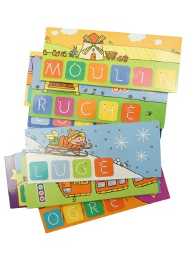 Jeu j'écris les mots la petite école NATHAN