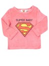 Pyjama 2p avec pied rose et gris SUPERGIRL taille 18 mois