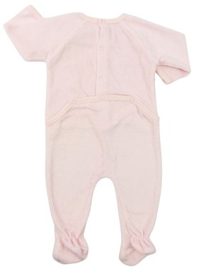 Pyjama 1p rose souris taille 3 mois 56cm