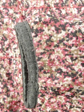 Doudoune fleuri rose IKKS taille 6 ans