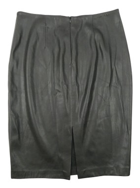 Jupe noire simili MANGO taille 40