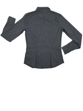 Chemise marine pois blanc H&M taille S