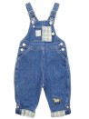 Salopette jean bleu poney club KIMBALOO taille 12 mois