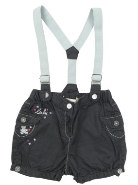 Short bretelles gris LULU...