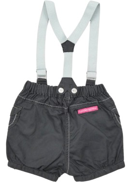 Short bretelles gris LULU CASTAGNETTE taille 18 mois