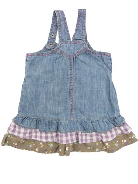 Robe jean jupon LULU CASTAGNETTE taille 18 mois