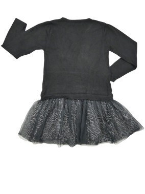 Robe noir jupon voile LISA ROSE taille 4 ans