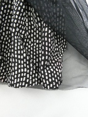 Robe noir jupon voile LISA ROSE taille 4 ans