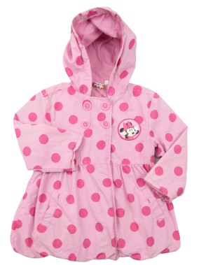 Manteau coupe vent rose à...