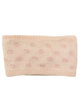 Cache cou rose pois brillants HERLAINE taille unique