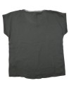 T-shirt MC noir perles argent KAPORAL taille 16 ans