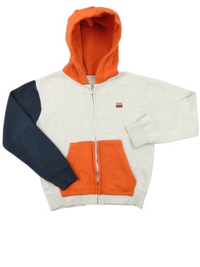 Veste grise orange étoiles...