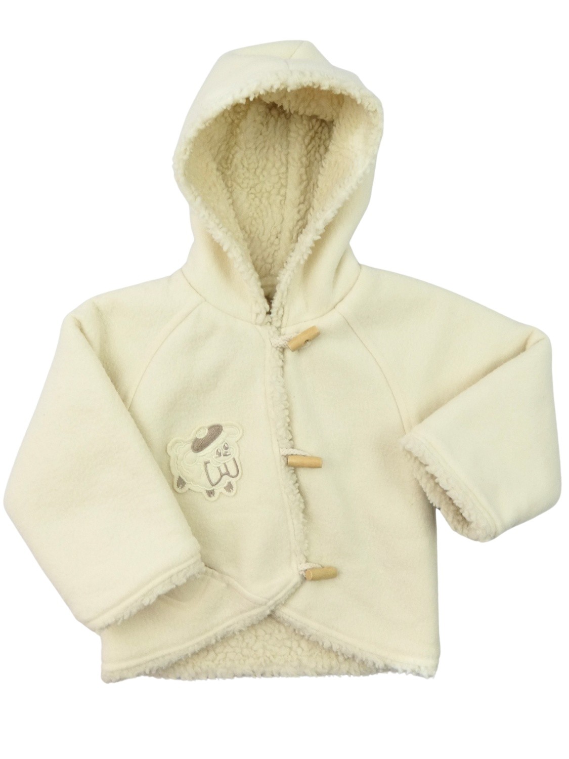 Manteau mouton beige PETITS CŒURS A LA MONTAGNE taille 2 ans Manteau mouton beige PETITS CŒURS A LA MONTAGNE taille 2 ans