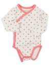 Body ML blanc à pois roses ORCHESTRA taille 3 mois Body ML blanc à pois roses ORCHESTRA taille 3 mois