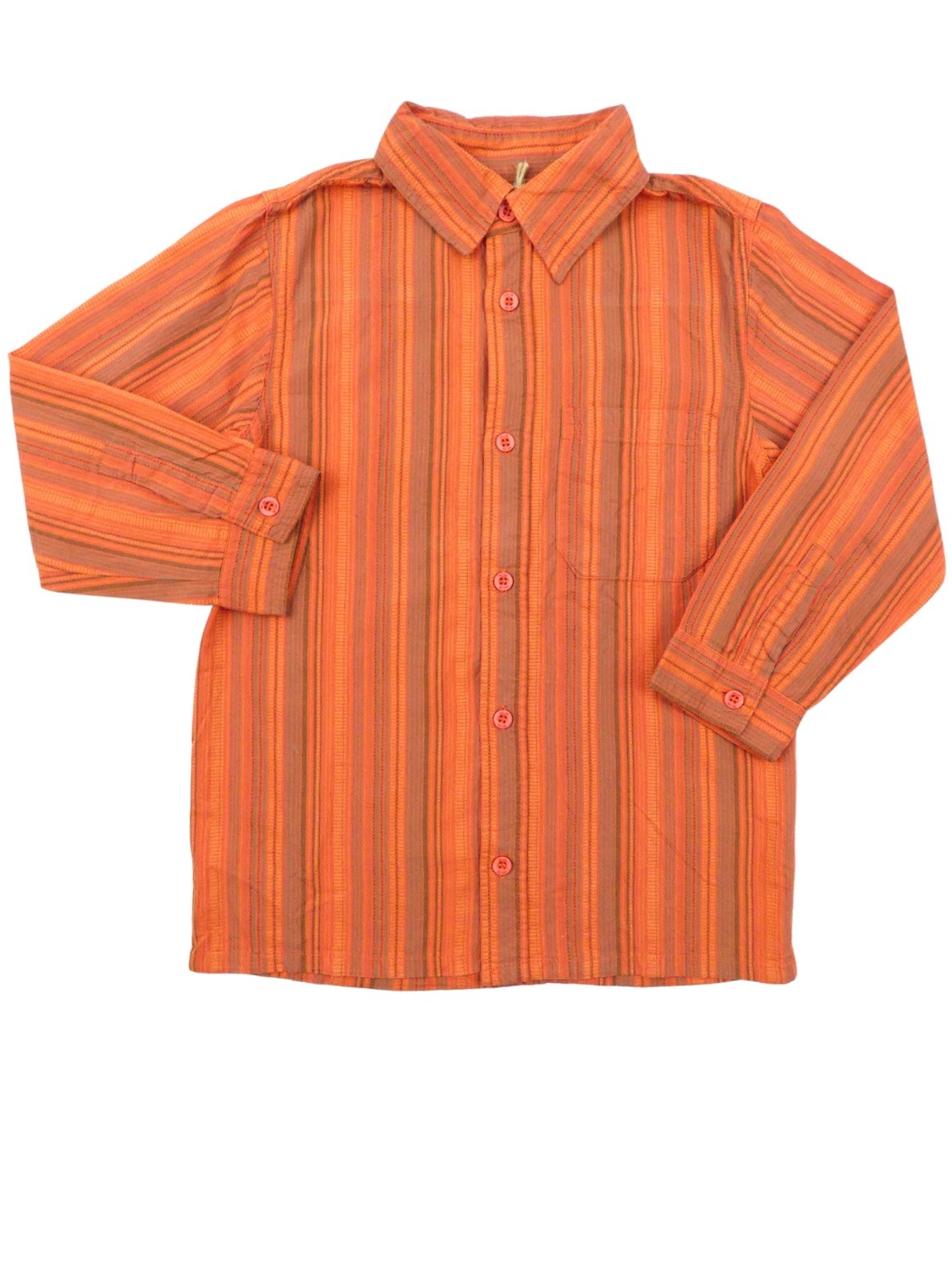 Chemise ML rouge grise rayures BESTWAY taille 6 ans Chemise ML rouge grise rayures BESTWAY taille 6 ans