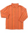 Chemise ML rouge grise rayures BESTWAY taille 6 ans Chemise ML rouge grise rayures BESTWAY taille 6 ans