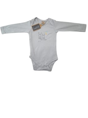 Body ML lapin doudou étoiles BOITE A MALICE taille 9 mois
