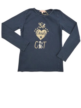 T-shirt ML marine so cat...