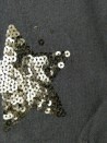 Pull étoiles sequins  marine H&M taille 6-8 ans