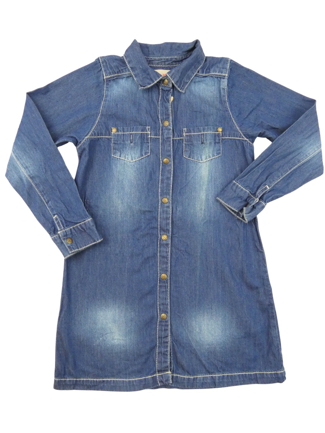 Robe jean bleue boutons LISA ROSE taille 5 ans Robe jean bleue boutons LISA ROSE taille 5 ans