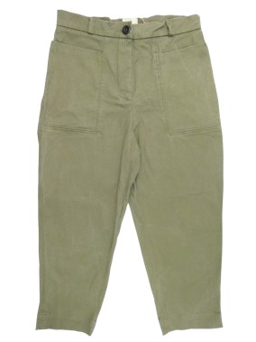 Pantacourt épais kaki ZARA taille S