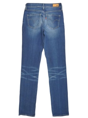 Pantalon jean bleu mid rise demi curve LEVI'S taille 24 US