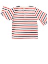 T-shirt ML rayures marine rouge taille 6 mois