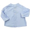 Chemise bleu motif IN EXTENSO taille 6 mois