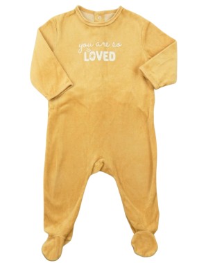 Pyjama 1p jaune loved KIABI...