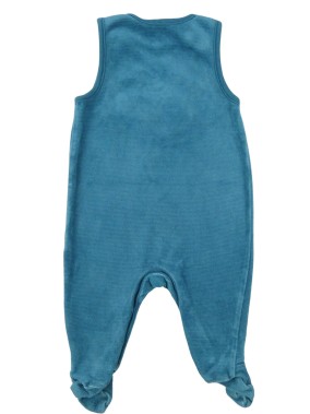 Salopette pieds verte raton BABYCLUB taille 6 mois