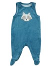 Salopette pieds verte raton BABYCLUB taille 6 mois