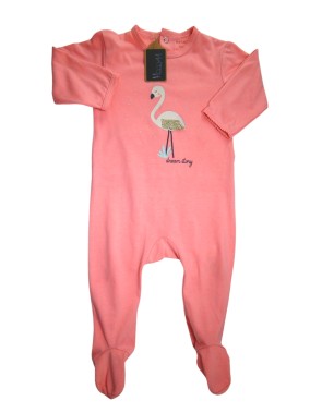 Pyjama ML flamant KIABI taille 12 mois