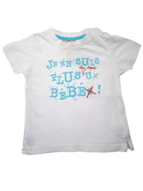 T-shirt MC "plus un bébé"...