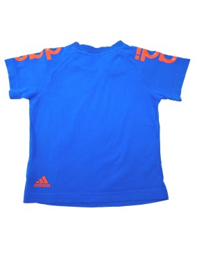 T-shirt manches courtes bleu ADIDAS taille 12 mois