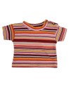 T-shirt rayé multicolore RIKIBOUM taille 3 mois