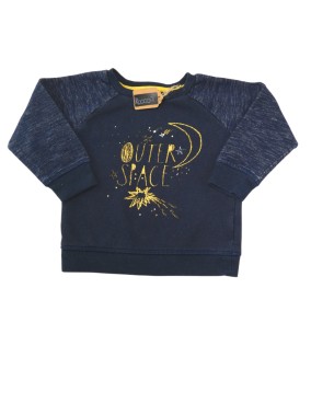 Pull manches longues space MINI REBEL taille 18 mois